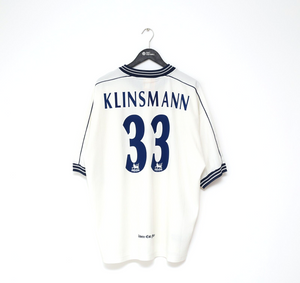 1997/98 KLINSMANN #33 Tottenham Hotspur Vintage PONY Home Football Shirt (XXL)