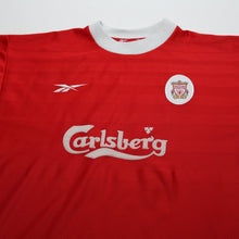Load image into Gallery viewer, 1998/00 Gerrard #28 Liverpool Vintage Reebok Home Football Shirt (L) 42/442

