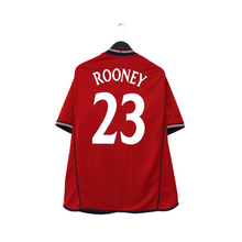 Load image into Gallery viewer, 2002/04 Rooney #23 England Vintage Umbro Away Debut Football Shirt XL Australia1
