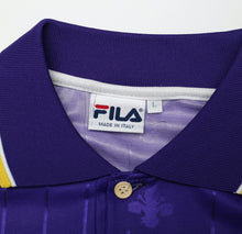 Load image into Gallery viewer, 1997/98 RUI COSTA #10 Fiorentina Vintage FILA Home Football Shirt (L) Nintendo
