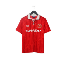 Load image into Gallery viewer, 1992/94 Cantona #7 Manchester United Vintage Umbro Home Football Shirt (S)1
