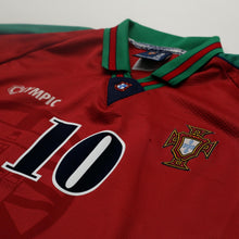 Load image into Gallery viewer, 1996/97 Rui Costa #10 Portugal Vintage Olympic Home Football Shirt (M/L)
