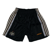 Load image into Gallery viewer, 1997/99 Newcastle United Vintage adidas Home Kit Football Shorts (M) 32" Waist0
