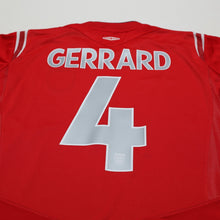 Load image into Gallery viewer, 2004/06 Gerrard #4 England Vintage Umbro Away Football Shirt (M) EURO 20049
