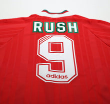 Load image into Gallery viewer, 1993/95 RUSH #9 Liverpool Vintage adidas Equipment Home Football Shirt (M)
