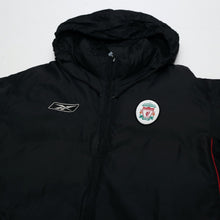 Load image into Gallery viewer, 2002/04 LIVERPOOL Vintage Reebok Padded Football Bench Coat Jacket (S/M)2
