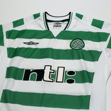 Load image into Gallery viewer, 2001 Larsson #7 Celtic Vintage Umbro Home Football Shirt (S)2
