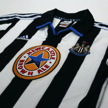 Load image into Gallery viewer, 1999/00 Shearer #9 Newcastle United Vintage adidas Home Football Shirt (S)4
