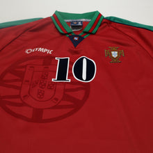 Load image into Gallery viewer, 1996/97 Rui Costa #10 Portugal Vintage Olympic Home Football Shirt (M/L)
