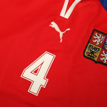 Load image into Gallery viewer, 2000/02 Nedved #4 Czech Republic Vintage Puma Home Football Shirt (L) Euro 20006
