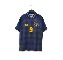 Load image into Gallery viewer, 1994/96 McCOIST #9 Scotland  Euro 96 Umbro Home Football Shirt (L) Rangers
