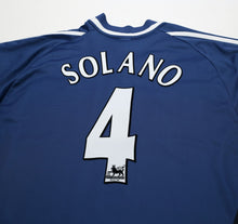 Load image into Gallery viewer, 2001/02 SOLANO #4 Newcastle United Vintage adidas Away Football Shirt (XL)
