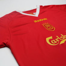 Load image into Gallery viewer, 2001/03 Hyypia #4 Liverpool Vintage Reebok European Home Football Shirt (XL)

