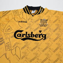 Load image into Gallery viewer, 1994/96 Barnes #10 Liverpool Vintage adidas Third Football Shirt (L)2
