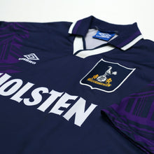 Load image into Gallery viewer, 1994/95 Klinsmann #18 Tottenham Hotspur Vintage Umbro Away Football Shirt (L)6
