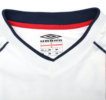 Load image into Gallery viewer, 2001/03 BECKHAM #7 England Vintage Umbro Home Greece Football Shirt (XL) WC 2002
