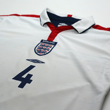 Load image into Gallery viewer, 2003/05 Gerrard #4 England Vintage Umbro Home Football Shirt (M) EURO 20044
