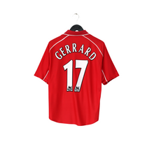 Load image into Gallery viewer, 2000/02 Gerrard #17 Liverpool Vintage Reebok Home Football Shirt (S)0

