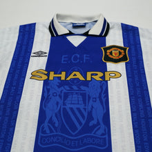 Load image into Gallery viewer, 1994/96 Cantona #7 Manchester United Vintage Umbro Third Football Shirt (L)3
