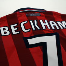 Load image into Gallery viewer, 1997/99 Beckham #7 England Vintage Umbro Away Football Shirt (XL) WC 199815
