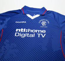 Load image into Gallery viewer, 2002/03 ARTETA #8 Rangers Diadora CIS Cup Final Long Sleeve Football Shirt (XL)
