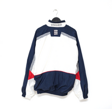 Load image into Gallery viewer, 1990/92 ENGLAND Vintage Umbro Football Track Top Shell Jacket (XL) Italia 90
