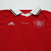 Load image into Gallery viewer, 1999 Beckham #7 Manchester United adidas Icons L/S Treble Football Shirt (L/XL)3
