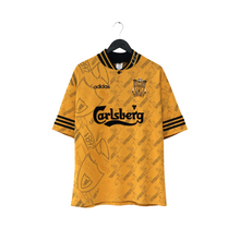Load image into Gallery viewer, 1994/96 Barnes #10 Liverpool Vintage adidas Third Football Shirt (L)1
