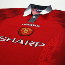 Load image into Gallery viewer, 1996/98 Cantona #7 Manchester United Vintage Umbro Home Football Shirt (XL)4
