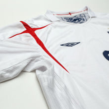 Load image into Gallery viewer, 2005/07 Rooney #9 England Vintage Umbro Home Football Shirt (XL) World Cup 20066
