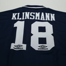 Load image into Gallery viewer, 1994/95 Klinsmann #18 Tottenham Hotspur Vintage Umbro Away Football Shirt (L)10
