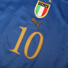 Load image into Gallery viewer, 2004/06 Baggio #10 Italy Vintage PUMA Home Football Shirt (S)6
