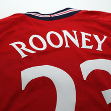 Load image into Gallery viewer, 2002/04 Rooney #23 England Vintage Umbro Away Debut Football Shirt XL Australia11
