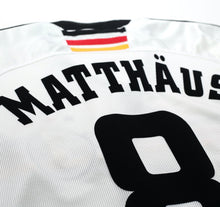 Load image into Gallery viewer, 1998/00 MATTHAUS #8 Germany Vintage adidas Home Football Shirt (M) WC 98
