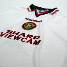 Load image into Gallery viewer, 1996/97 Cantona #7 Manchester United Vintage Umbro Away Football Shirt (XL)4
