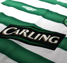 Load image into Gallery viewer, 2003/04 LARSSON #7 Celtic Vintage Umbro European Home Football Shirt (L)
