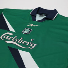 Load image into Gallery viewer, 1999/00 Gerrard #28 Liverpool Vintage Reebok Away Football Shirt (42/44) L4
