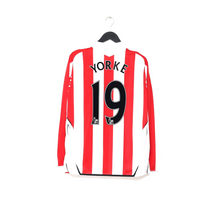 Load image into Gallery viewer, 2007/08 YORKE #19 Sunderland Vintage Umbro L/S Football Shirt (M/L)
