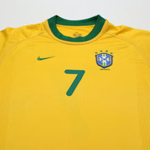 Load image into Gallery viewer, 2000/02 Ronaldinho #7 Brazil Vintage Nike Home Football Shirt (S) Olympics 20003

