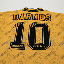 Load image into Gallery viewer, 1994/96 Barnes #10 Liverpool Vintage adidas Third Football Shirt (L)11
