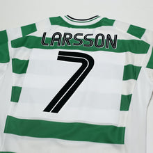 Load image into Gallery viewer, 2001 Larsson #7 Celtic Vintage Umbro Home Football Shirt (S)8
