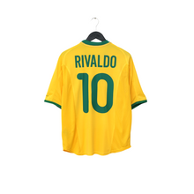 Load image into Gallery viewer, 2000/02 Rivaldo #10 Brazil Vintage Nike Home Football Shirt (M)0
