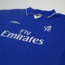 Load image into Gallery viewer, 2001/03 Lampard #8 Chelsea Vintage Umbro Home Football Shirt (XL)4
