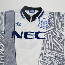 Load image into Gallery viewer, 1994/95 Ferguson #9 Everton Vintage Umbro Away Football Shirt (L)2

