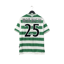 Load image into Gallery viewer, 1999/01 Moravick #25 Celtic Vintage Umbro Home Football Shirt (M)0
