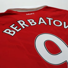 Load image into Gallery viewer, 2010/11 Berbatov #9 Manchester United Vintage Home Football Shirt (M)13
