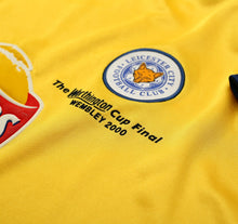 Load image into Gallery viewer, 1999/01 LEICESTER CITY Vintage LCS Away Worthington Cup Final Football Shirt XL

