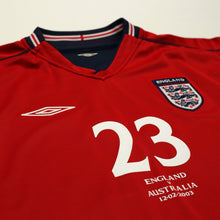Load image into Gallery viewer, 2002/04 Rooney #23 England Vintage Umbro Away Debut Football Shirt (M) Australia5
