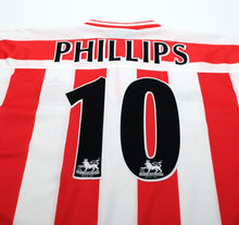 Load image into Gallery viewer, 1999/00 PHILLIPS #10 Sunderland Vintage Asics Home Football Shirt (L)
