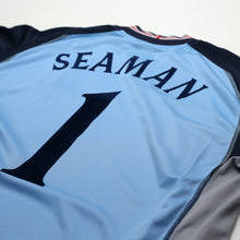 Load image into Gallery viewer, 2002/03 Seaman #1 England Vintage Umbro GK Football Shirt (XL) 2002 WC11

